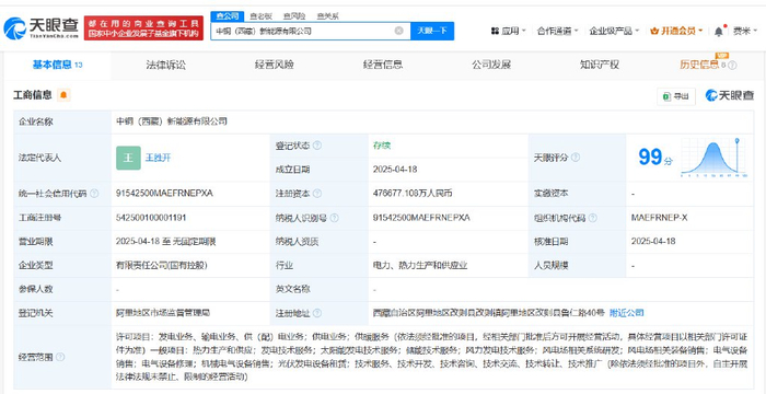 中國鋁業聯合成立西藏新能源公司 47.7億投資布局高原風電研發